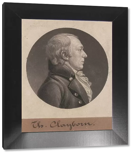 Thomas Claiborne, 1805. Creator: Charles Balthazar Julien Fevret de Saint-Memin