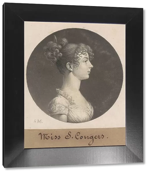 Sarah C. Conyers, 1808. Creator: Charles Balthazar Julien Fevret de Saint-Memin