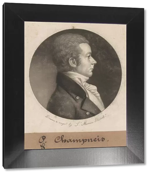 Champneis, 1802. Creator: Charles Balthazar Julien Fevret de Saint-Memin