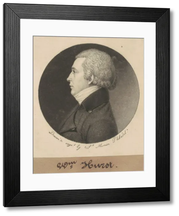 Framed Print : Jonathan Harvey Hurst, 1798. Creator: Charles Balthazar Julien Fé Framed Print : Jonathan Harvey Hurst, 1798. Creator: Charles Balthazar Julien Fé