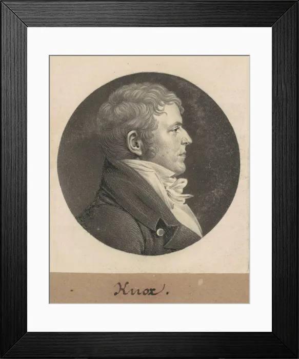 Framed Print : Knox, 1809. Creator: Charles Balthazar Julien Fevret de Saint-Memin Framed Print : Knox, 1809. Creator: Charles Balthazar Julien Fevret de Saint-Memin