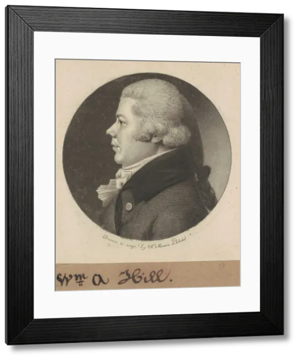 Framed Print : William Henry Hill, 1799. Creator: Charles Balthazar Julien Fevret de Saint-Mé Framed Print : William Henry Hill, 1799. Creator: Charles Balthazar Julien Fevret de Saint-Mé