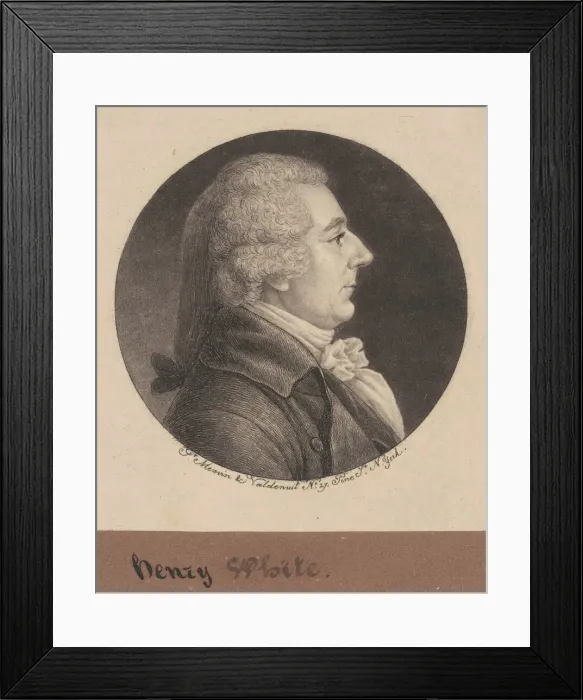 Framed Print : Henry White, 1796-1797. Creator: Charles Balthazar Julien Fevret de Saint-Memin Framed Print : Henry White, 1796-1797. Creator: Charles Balthazar Julien Fevret de Saint-Memin