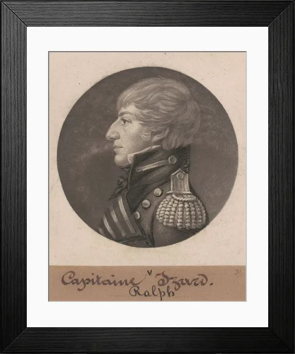Framed Print : Ralph Izard II, 1805. Creator: Charles Balthazar Julien Fevret de Saint-Memin Framed Print : Ralph Izard II, 1805. Creator: Charles Balthazar Julien Fevret de Saint-Memin