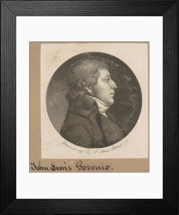 Framed Print : Charles N. D. Gervais, 1800. Creator: Charles Balthazar Julien Fé Framed Print : Charles N. D. Gervais, 1800. Creator: Charles Balthazar Julien Fé