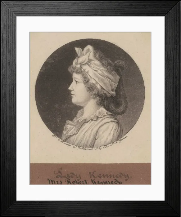 Framed Print : Jane Macomb Kennedy, 1797. Creator: Charles Balthazar Julien Fevret de Saint-Mé Framed Print : Jane Macomb Kennedy, 1797. Creator: Charles Balthazar Julien Fevret de Saint-Mé