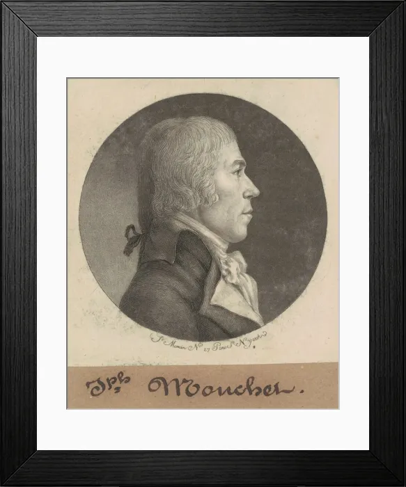 Framed Print : Joseph Mouchet, 1798. Creator: Charles Balthazar Julien Fevret de Saint-Memin Framed Print : Joseph Mouchet, 1798. Creator: Charles Balthazar Julien Fevret de Saint-Memin