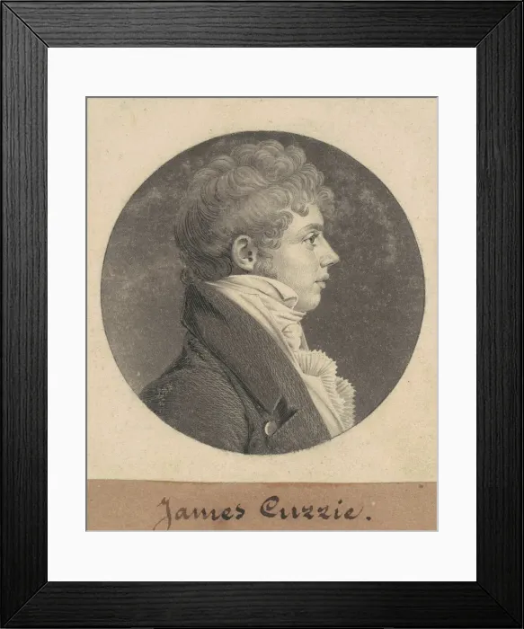 Framed Print : James Currie, 1808. Creator: Charles Balthazar Julien Fevret de Saint-Memin Framed Print : James Currie, 1808. Creator: Charles Balthazar Julien Fevret de Saint-Memin