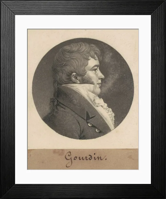Framed Print : Unidentified Man, 1808-1809. Creator: Charles Balthazar Julien Fé Framed Print : Unidentified Man, 1808-1809. Creator: Charles Balthazar Julien Fé