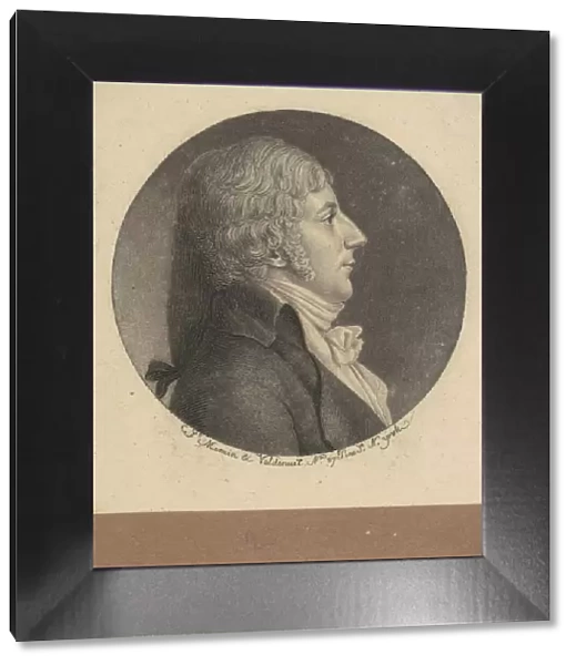Unidentified Man, 1797. Creator: Charles Balthazar Julien Fevret de Saint-Memin