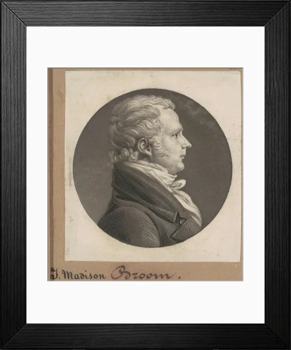 Framed Print : James Madison Broom, 1807. Creator: Charles Balthazar Julien Fevret de Saint-Mé Framed Print : James Madison Broom, 1807. Creator: Charles Balthazar Julien Fevret de Saint-Mé