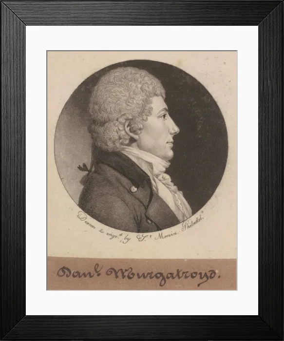 Framed Print : Daniel Murgatroyd, 1798. Creator: Charles Balthazar Julien Fevret de Saint-Mé Framed Print : Daniel Murgatroyd, 1798. Creator: Charles Balthazar Julien Fevret de Saint-Mé