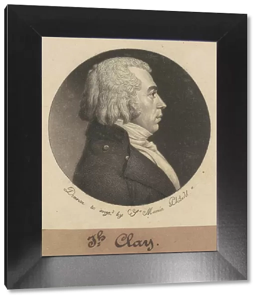 Joseph Clay, 1799. Creator: Charles Balthazar Julien Fevret de Saint-Memin