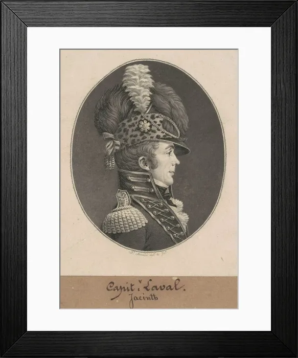 Framed Print : Jacint Laval, 1809. Creator: Charles Balthazar Julien Fevret de Saint-Memin Framed Print : Jacint Laval, 1809. Creator: Charles Balthazar Julien Fevret de Saint-Memin