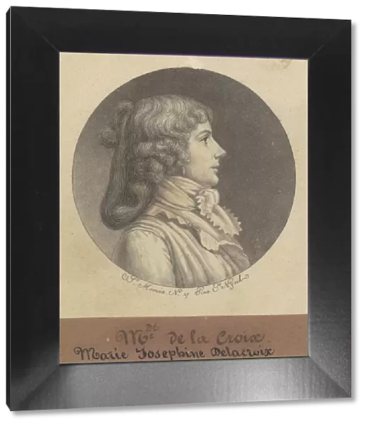 Marie Josephine Delacroix, 1797. Creator: Charles Balthazar Julien Fé