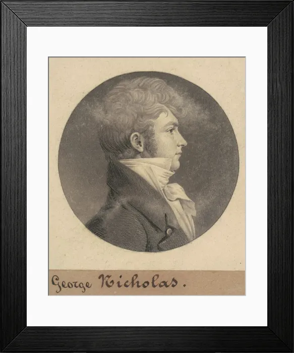 Framed Print : James Crenshaw Anthony, 1808. Creator: Charles Balthazar Julien Fé Framed Print : James Crenshaw Anthony, 1808. Creator: Charles Balthazar Julien Fé