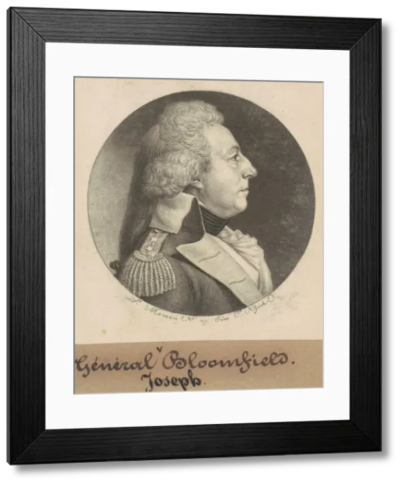 Framed Print : Joseph Bloomfield, 1798. Creator: Charles Balthazar Julien Fevret de Saint-Mé Framed Print : Joseph Bloomfield, 1798. Creator: Charles Balthazar Julien Fevret de Saint-Mé