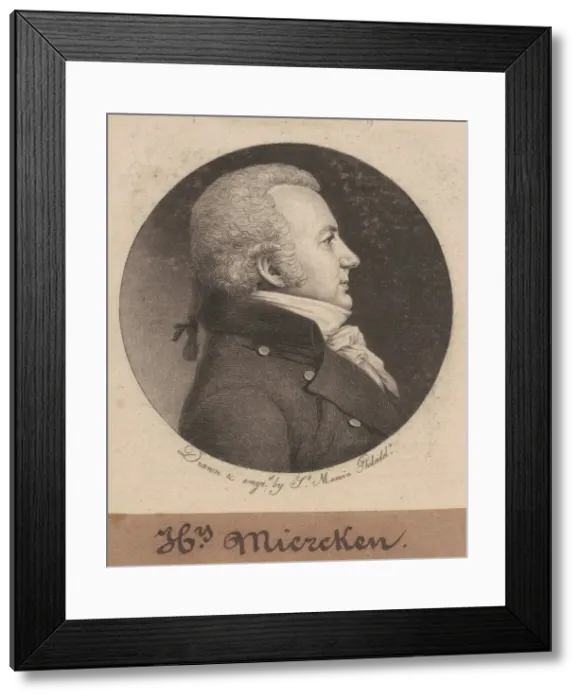 Framed Print : Henry Miercken, 1798-1803. Creator: Charles Balthazar Julien Fevret de Saint-Mé Framed Print : Henry Miercken, 1798-1803. Creator: Charles Balthazar Julien Fevret de Saint-Mé