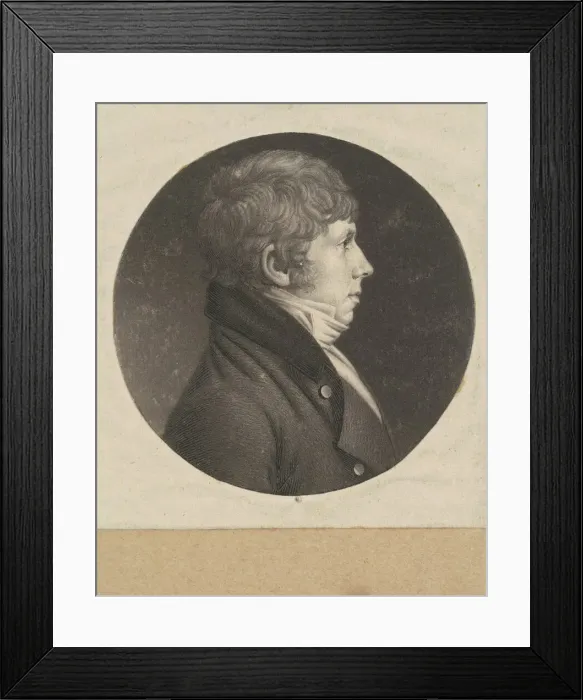 Framed Print : Unidentified Man, 1798-1803. Creator: Charles Balthazar Julien Fé Framed Print : Unidentified Man, 1798-1803. Creator: Charles Balthazar Julien Fé