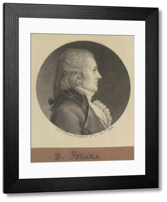 Framed Print : Blake, 1796-1797. Creator: Charles Balthazar Julien Fevret de Saint-Memin Framed Print : Blake, 1796-1797. Creator: Charles Balthazar Julien Fevret de Saint-Memin