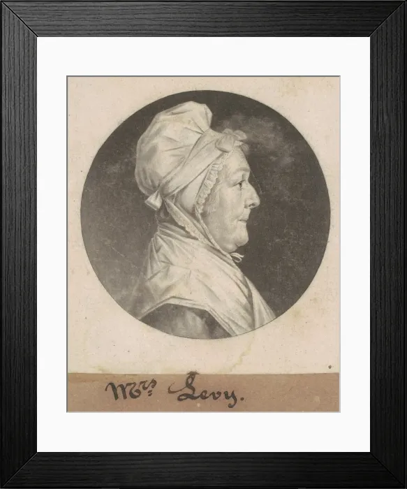 Framed Print : Martha Lampley Levy, 1802. Creator: Charles Balthazar Julien Fevret de Saint-Mé Framed Print : Martha Lampley Levy, 1802. Creator: Charles Balthazar Julien Fevret de Saint-Mé