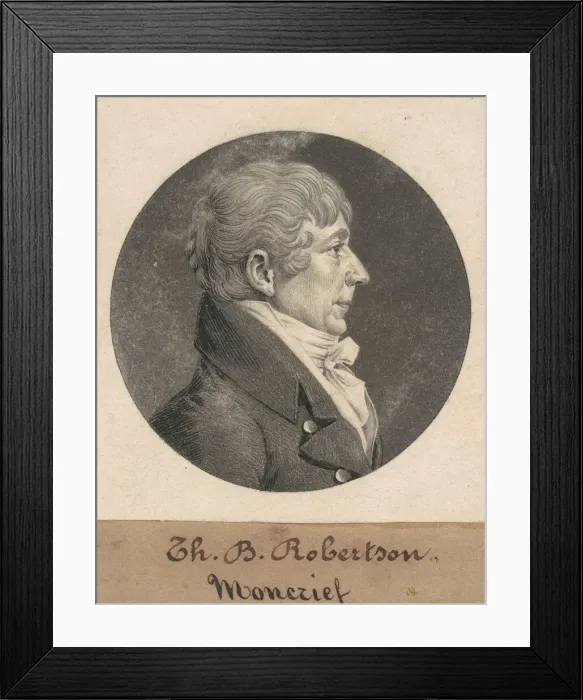 Framed Print : John Moncreif, 1808-1809. Creator: Charles Balthazar Julien Fevret de Saint-Mé Framed Print : John Moncreif, 1808-1809. Creator: Charles Balthazar Julien Fevret de Saint-Mé
