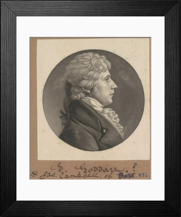 Framed Print : James Campbell, c. 1804. Creator: Charles Balthazar Julien Fevret de Saint-Mé Framed Print : James Campbell, c. 1804. Creator: Charles Balthazar Julien Fevret de Saint-Mé