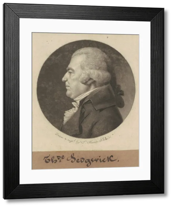 Framed Print : Theodore Sedgwick, 1801. Creator: Charles Balthazar Julien Fevret de Saint-Mé Framed Print : Theodore Sedgwick, 1801. Creator: Charles Balthazar Julien Fevret de Saint-Mé