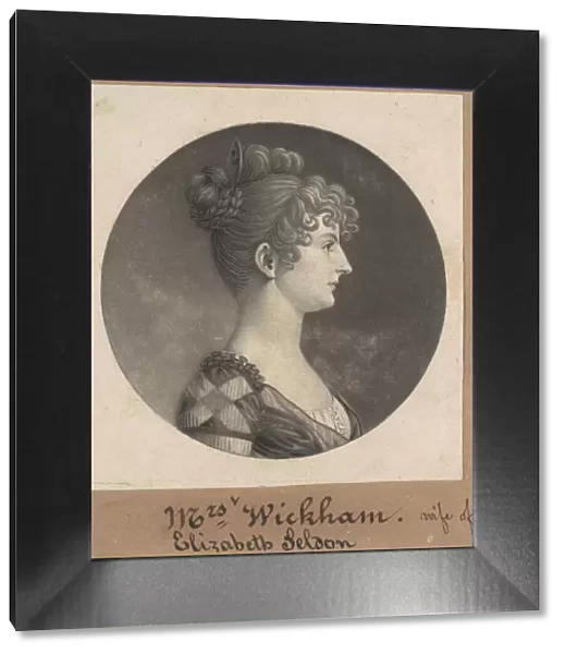 Elizabeth Selden McClurg Wickham, 1808. Creator: Charles Balthazar Julien Fé