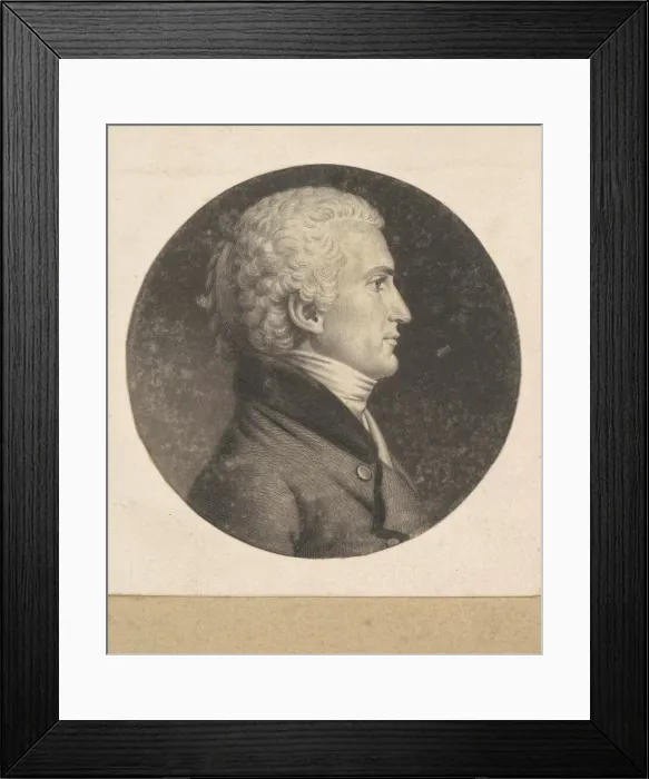 Framed Print : Meriwether Lewis, 1802. Creator: Charles Balthazar Julien Fevret de Saint-Memin Framed Print : Meriwether Lewis, 1802. Creator: Charles Balthazar Julien Fevret de Saint-Memin