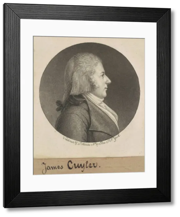 Framed Print : James Cuyler, 1796-1797. Creator: Charles Balthazar Julien Fevret de Saint-Mé Framed Print : James Cuyler, 1796-1797. Creator: Charles Balthazar Julien Fevret de Saint-Mé