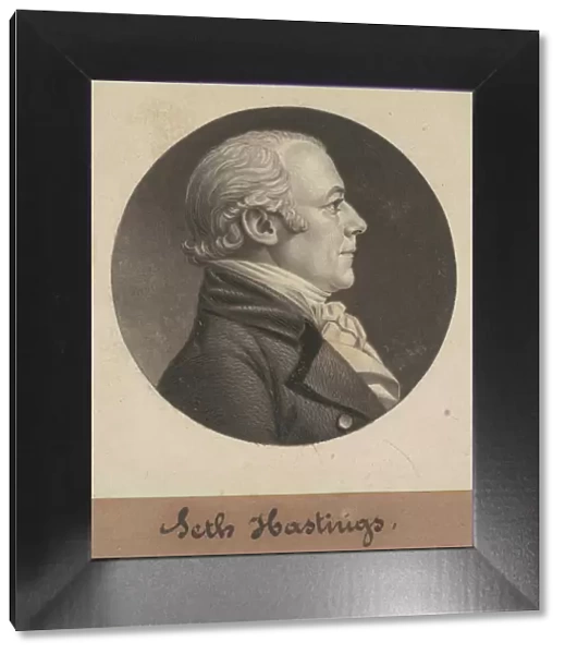 Seth Hastings, 1806. Creator: Charles Balthazar Julien Fevret de Saint-Memin