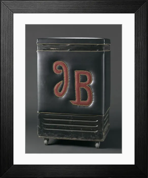 Framed Print : Leslie speaker cabinet owned by James Brown, ca. 1968. Creator: Unknown