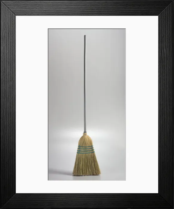 Framed Print : Broom used by the community members to clean-up after Baltimore protests, ca. 2015 Framed Print : Broom used by the community members to clean-up after Baltimore protests, ca. 2015