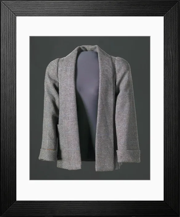 Framed Print : Grey jacket designed by Arthur McGee, mid 20th-late 20th century. Creator: Arthur McGee Framed Print : Grey jacket designed by Arthur McGee, mid 20th-late 20th century. Creator: Arthur McGee