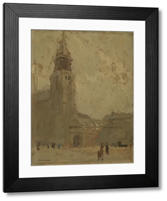 Framed Print : Church of St. Germain des Pres, n. d. Creator: Frank Edwin Scott Framed Print : Church of St. Germain des Pres, n. d. Creator: Frank Edwin Scott