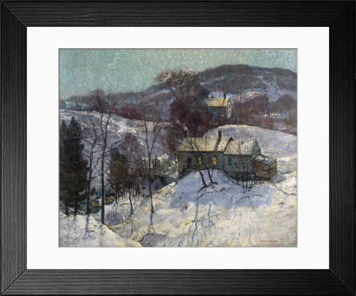 Framed Print : Shimmering Tree Shadows, late 19th-early 20th century. Creator: Gardner Symons Framed Print : Shimmering Tree Shadows, late 19th-early 20th century. Creator: Gardner Symons
