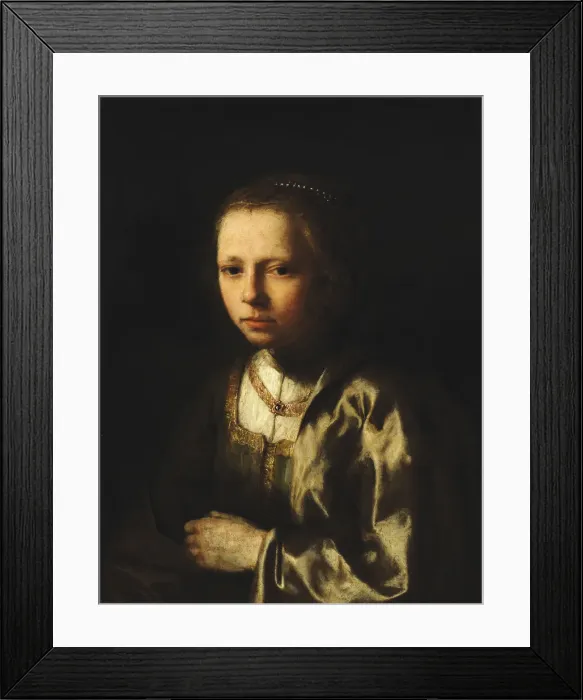Framed Print : Young Girl, 17th century. Creator: Gerrit Willemsz Horst Framed Print : Young Girl, 17th century. Creator: Gerrit Willemsz Horst