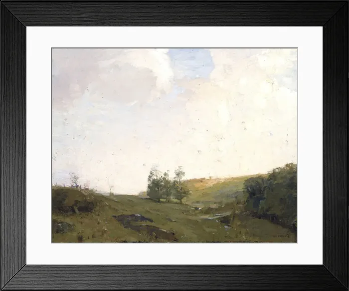 Framed Print : The Three Trees, late 19th-early 20th century. Creator: William Langson Lathrop Framed Print : The Three Trees, late 19th-early 20th century. Creator: William Langson Lathrop
