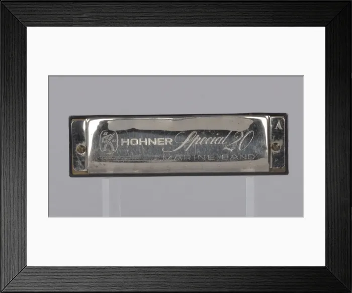 Framed Print : Harmonica used by Arthur Lee, ca. 1980. Creator: Hohner Musikinstrumente GmbH & Co Framed Print : Harmonica used by Arthur Lee, ca. 1980. Creator: Hohner Musikinstrumente GmbH & Co
