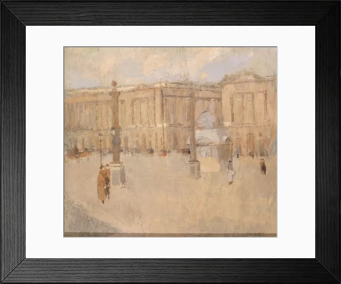 Framed Print : Place de la Concorde no. I, n. d. Creator: Frank Edwin Scott Framed Print : Place de la Concorde no. I, n. d. Creator: Frank Edwin Scott