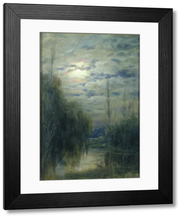 Framed Print : Full Moon, Limache, Chile, late 19th-early 20th century. Creator: Alfredo Helsby Framed Print : Full Moon, Limache, Chile, late 19th-early 20th century. Creator: Alfredo Helsby