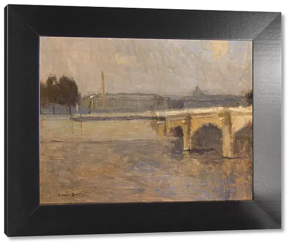 Seine at Paris, Pont de la Concorde, n. d. Creator: Frank Edwin Scott
