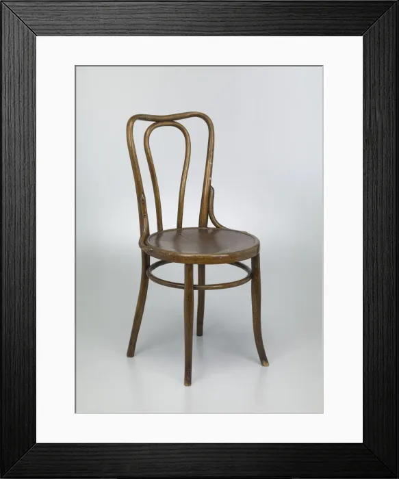 Framed Print : Deacons chair used by Sixth Mount Zion Baptist Church, ca. 1900 Framed Print : Deacons chair used by Sixth Mount Zion Baptist Church, ca. 1900
