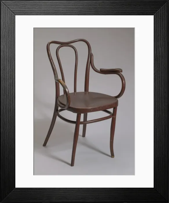 Framed Print : Deacons chair used by Sixth Mount Zion Baptist Church, ca. 1900 Framed Print : Deacons chair used by Sixth Mount Zion Baptist Church, ca. 1900