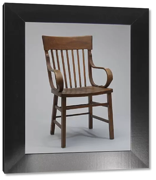 Bentwood armchair from a church in Tulsa, Oklahoma, late 19th-early 20th century