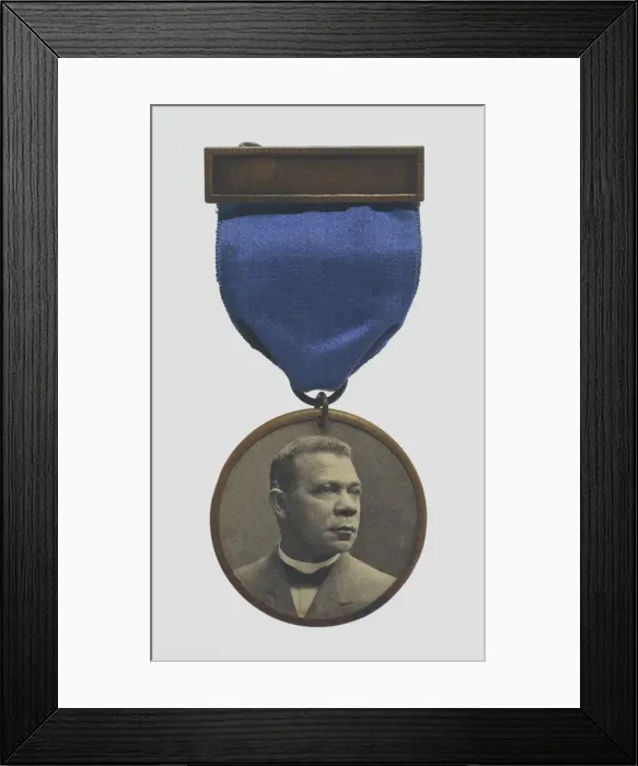 Framed Print : National Negro Business League pin, ca. 1908. Creator: G. Addison Turner Framed Print : National Negro Business League pin, ca. 1908. Creator: G. Addison Turner