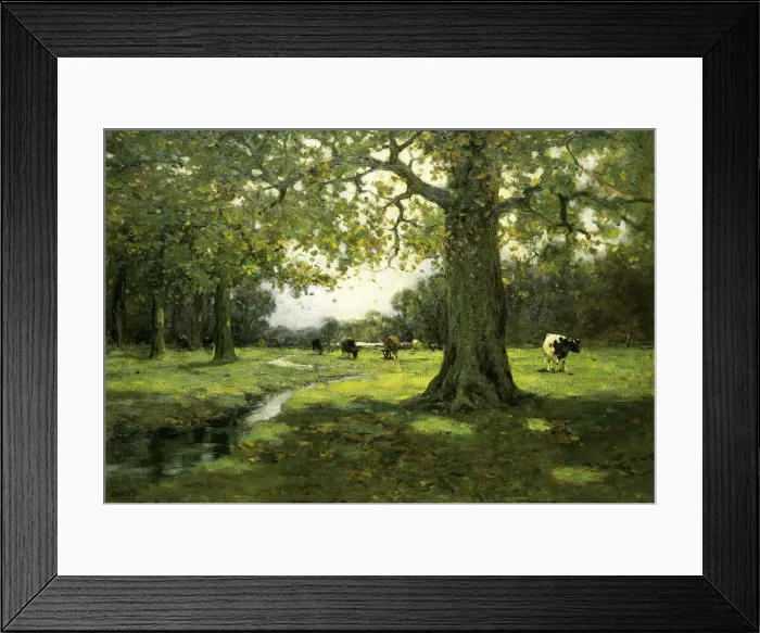 Framed Print : Meadow Brook, ca. 1912. Creator: Charles P. Gruppe Framed Print : Meadow Brook, ca. 1912. Creator: Charles P. Gruppe