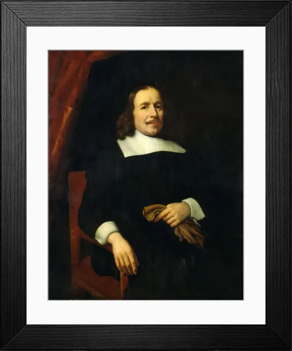 Framed Print : Dutch Gentleman, 17th century. Creator: Nicolaes Maes Framed Print : Dutch Gentleman, 17th century. Creator: Nicolaes Maes
