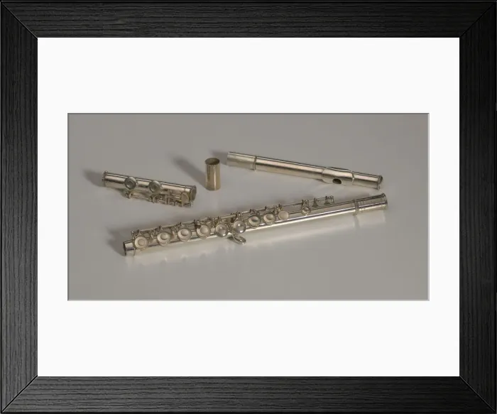 Framed Print : Flute used by Alton Augustus Adams Sr. ca. 1915. Creator: Cundy-Bettoney Company Framed Print : Flute used by Alton Augustus Adams Sr. ca. 1915. Creator: Cundy-Bettoney Company
